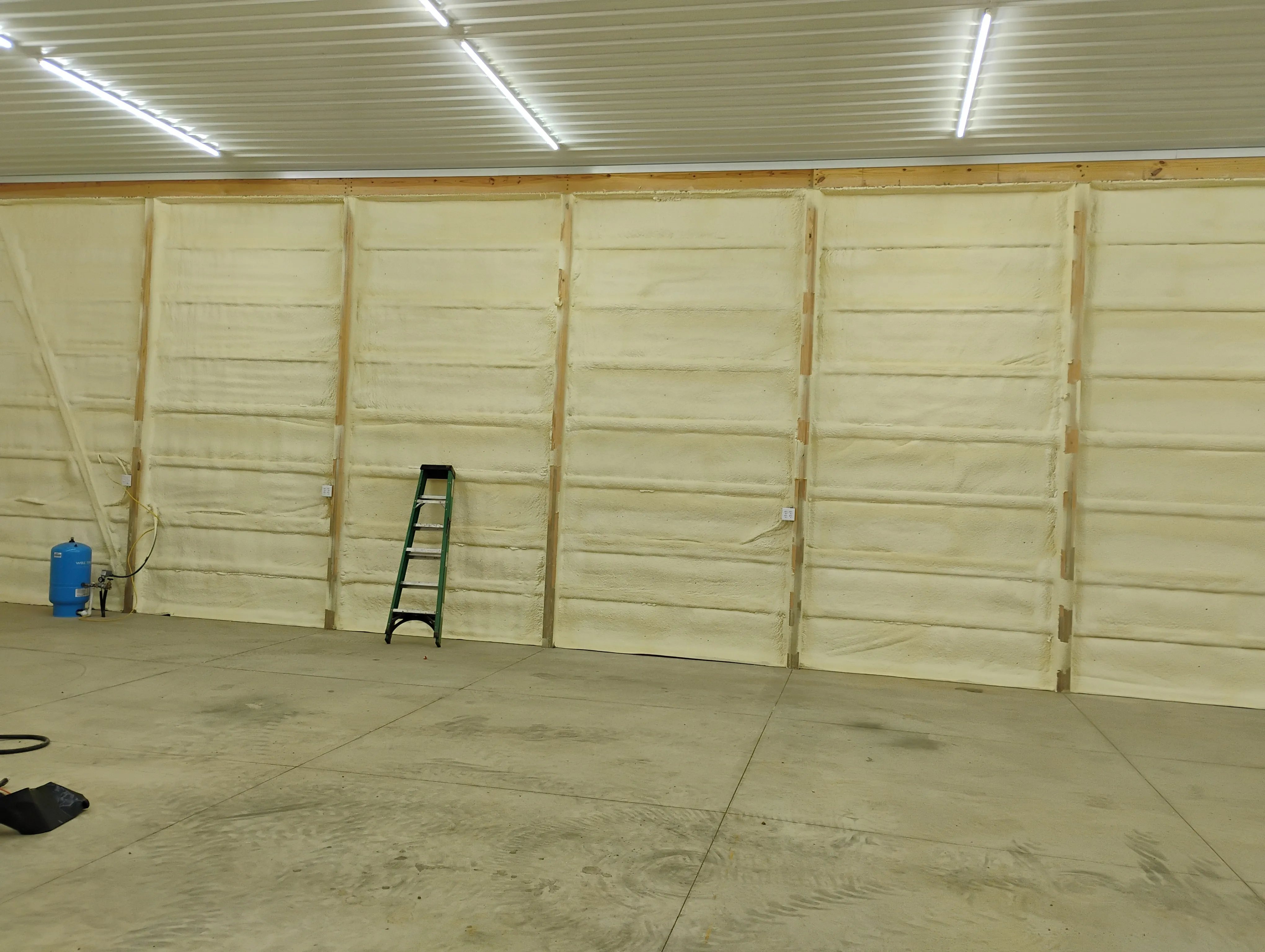 Radiant Barrier Insulation project material in a framed building